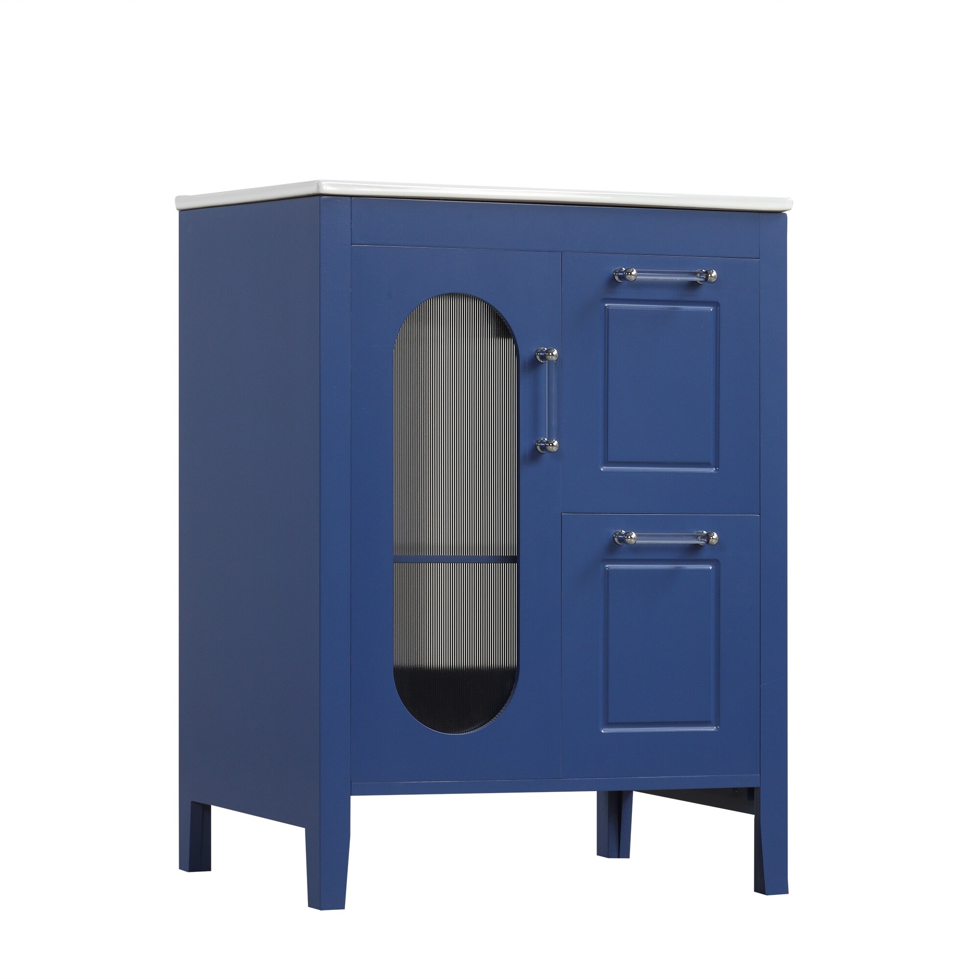 GDFStudio - Emma 24-Inch Bathroom Vanity with Ceramic Sink, Moru