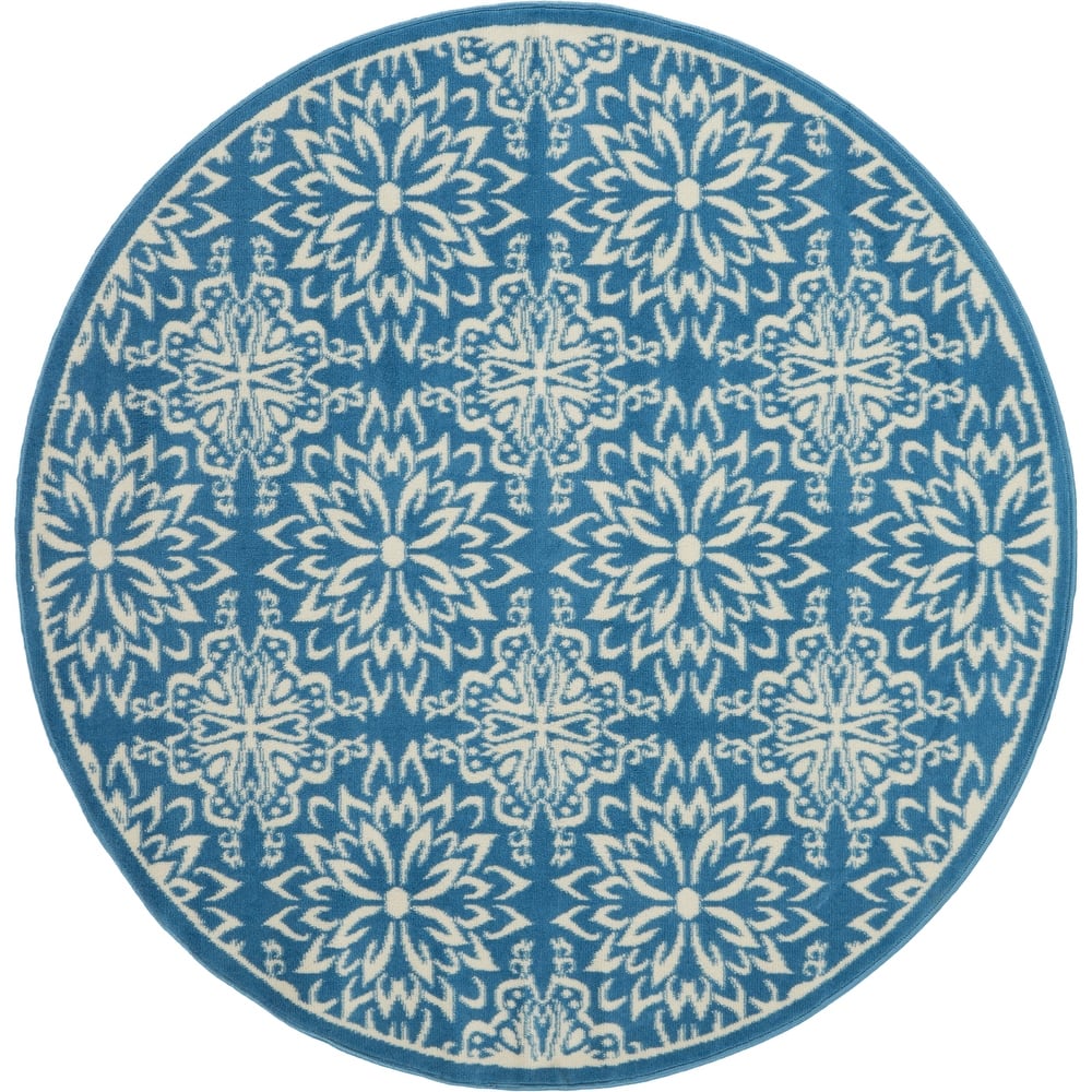 Nourison Jubilant Floral Medallion Area Rug