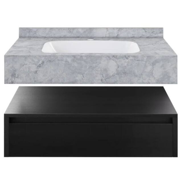 Swiss Madison SM-BV4905 Avancer 36" Wall Mounted Single Basin Vanity