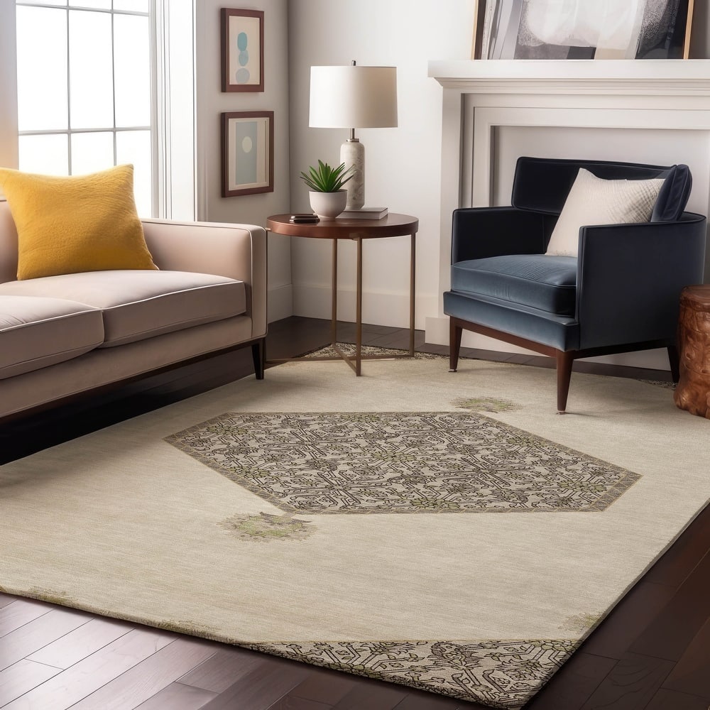 Premium Washable Super Soft Traditional Global Mayfield Rug