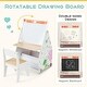 preview thumbnail 7 of 18, Costway Kids Table & Chair Set with Rotatable Double-sided Magnetic - See Details