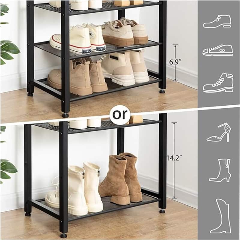 8 Tier Shoe Rack - 11.8"D x 20.5"W x 53.9"H