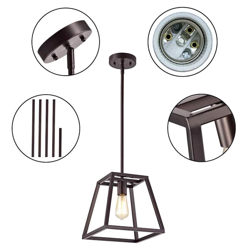 Morrison 10" Metal Mini Pendant for Kitchen Island Dining Room