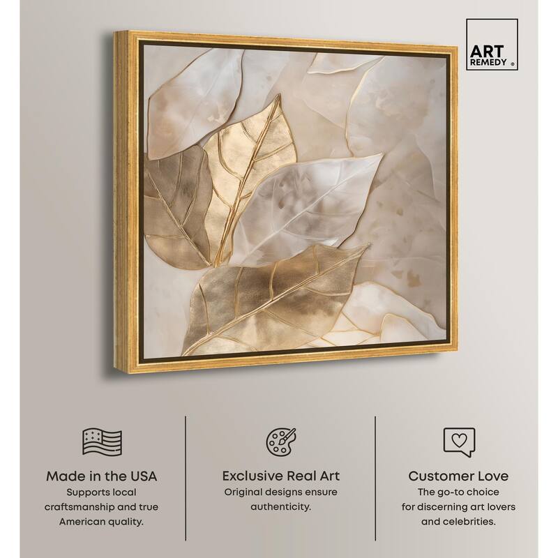 Golden Boughs Canvas by Art Remedy