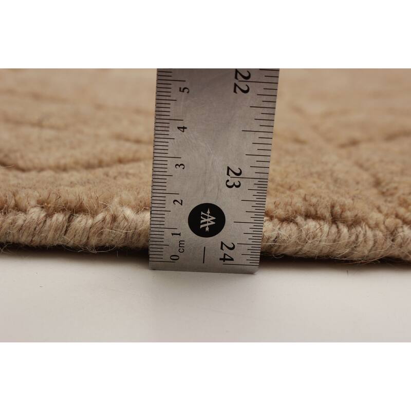 Kashkuli Gabbeh Beige Rug 4'0" x 4'0" - 4'0 x 4'0
