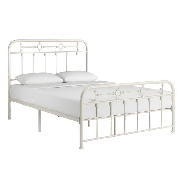 slide 2 of 17, Darren Metal Bed by iNSPIRE Q Classic White - Full