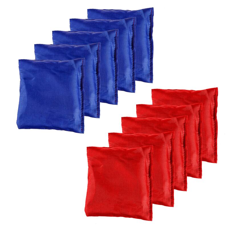 3 in. A Row/Target Toss Outdoor Reversible Game Set with Storage Bag - 48" x 48"