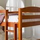 preview thumbnail 5 of 11, Walker Edison Solid Wood Christian Twin Convertible Bunk Bed - Honey