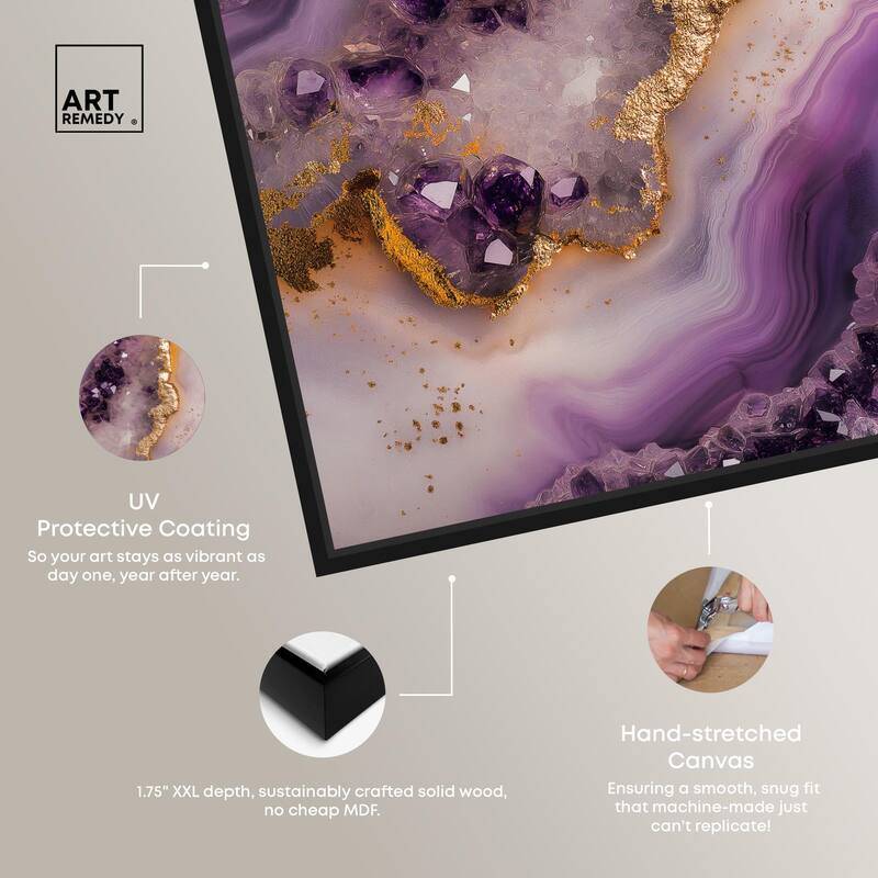 Amethystine Dream I Canvas by Art Remedy