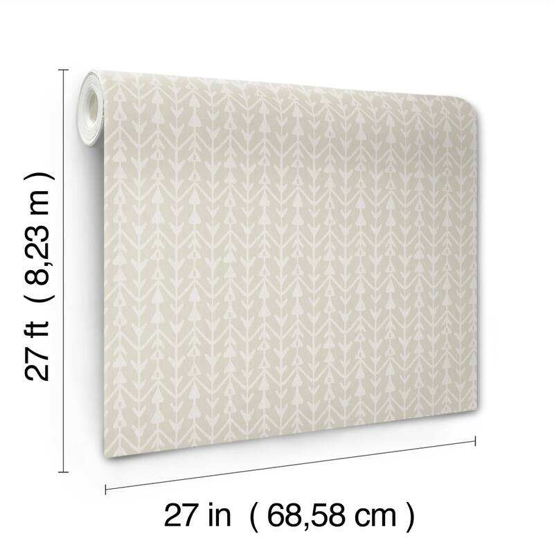 Soissons Martigue Stripe 27 In W X 27 Ft L Wallpaper