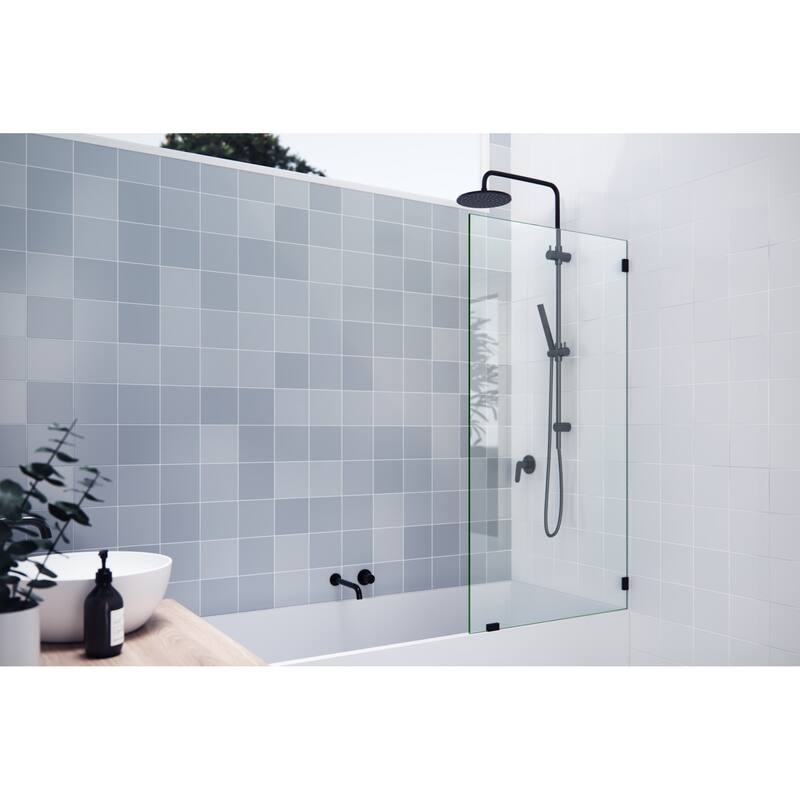 Glass Warehouse GW-BF-32 Vela 58-1/4" High x 32" Wide Shower Screen