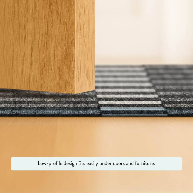 Machine Washable Indoor/ Outdoor Modern Augusta Chantille Rug