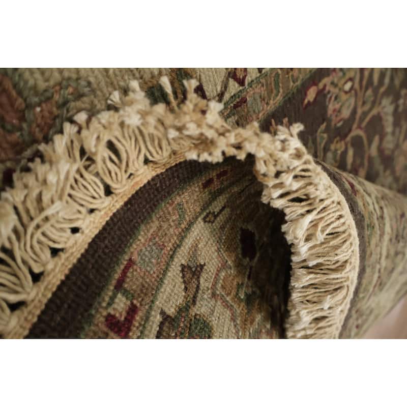 Hand Knotted Oriental 100% Wool Carpet Traditional Brown Sumak Area Rug - 6' 1'' X 4' 1''