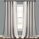 preview thumbnail 14 of 15, Lush Decor Luxury Modern Geo Linen Like Embroidery Border Window Curtain Panel