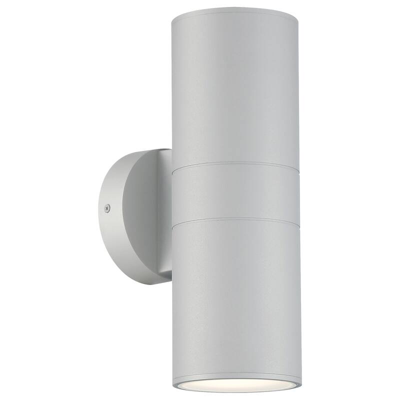 Matira Bi-Directional 12.25" Outdoor LED Wall Mount Light. - Satin