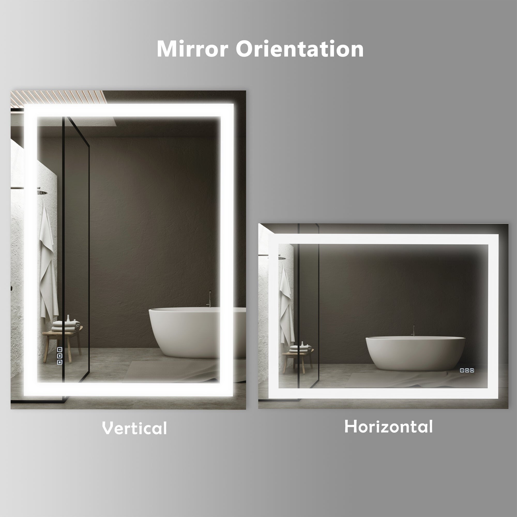 Kinwell shop led mirror