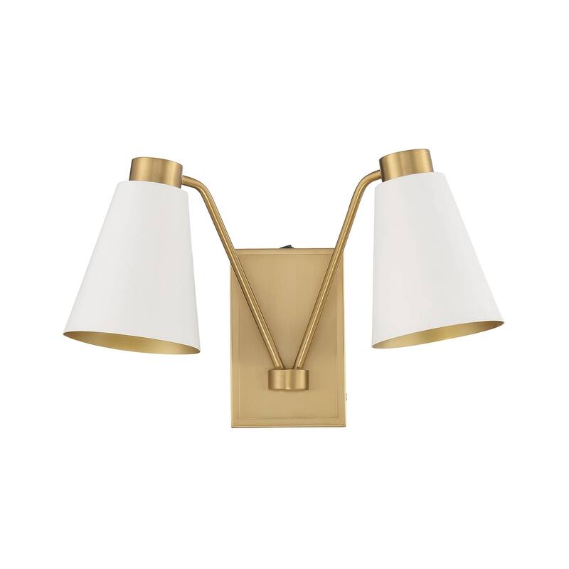 Meridian M90076 2 Light 11" Tall Wall Sconce
