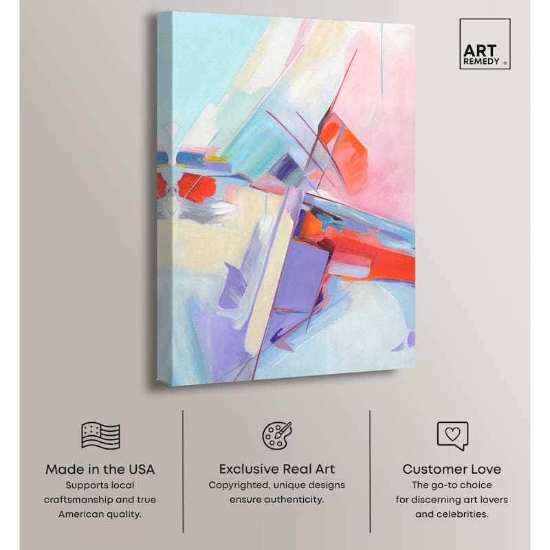 Give Joy II Canvas by Art Remedy, Gallery Wrapped