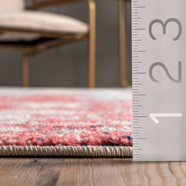 Brooklyn Rug Co Dixie Contemporary Abstract Waterfall Area Rug Bed