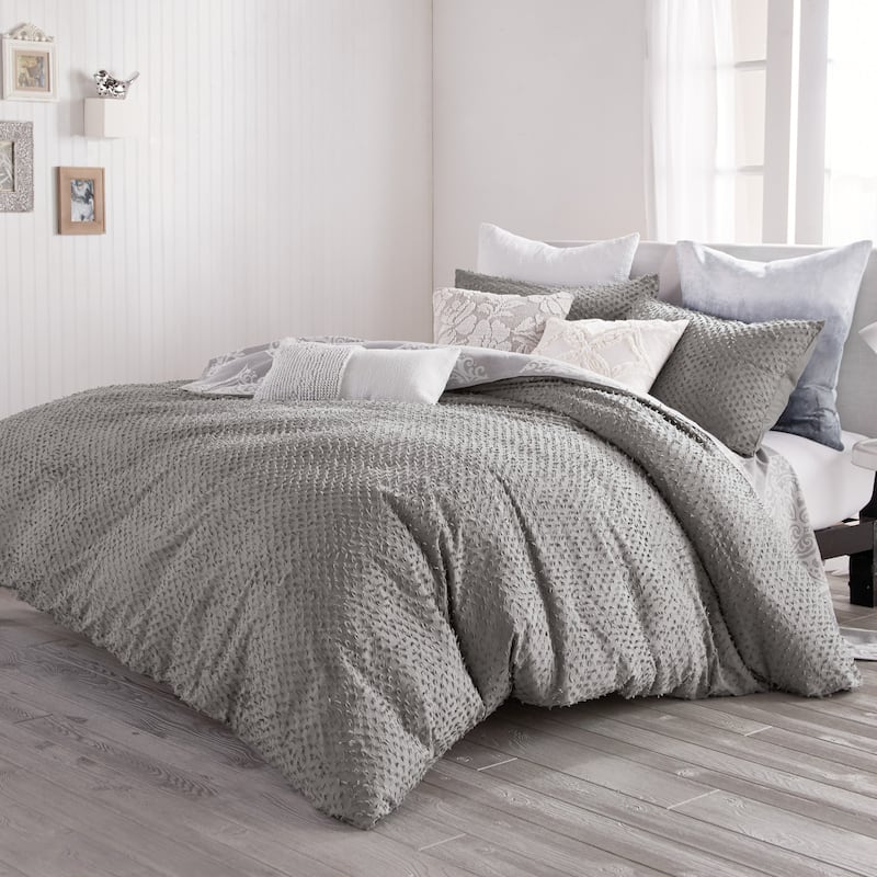 Dot Fringe Duvet Set