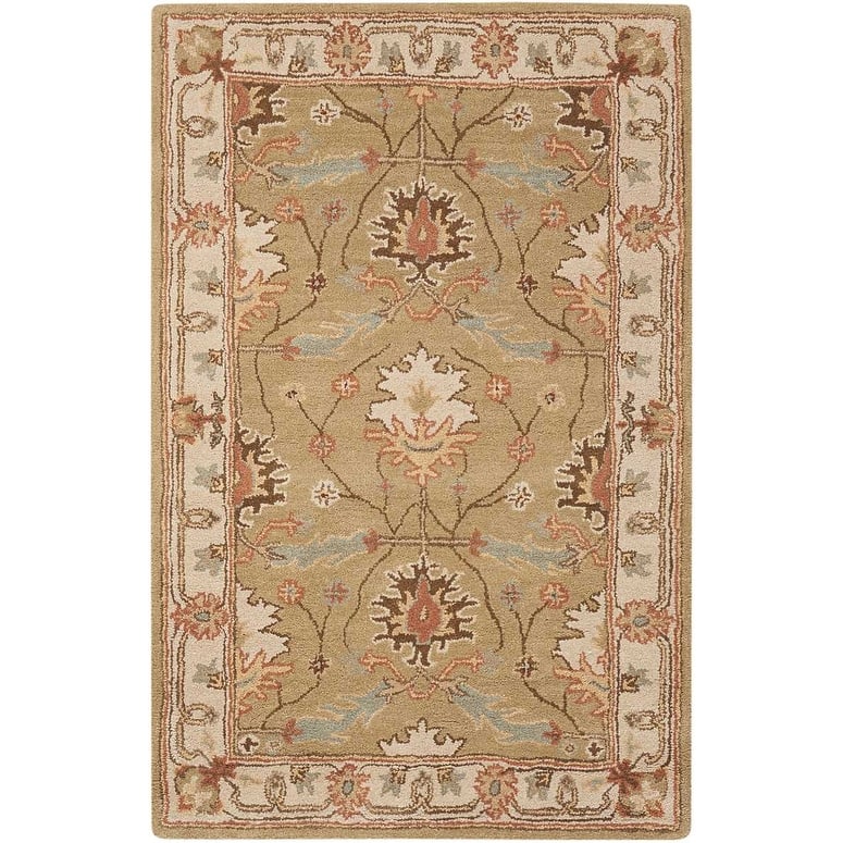 Bubip Power Loomed Floral Traditional Soft Area Rug By HomeRoots