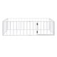 preview thumbnail 7 of 30, Twin Size Metal Floor Bed Frame with Fence and Door for Kids' Bedroom