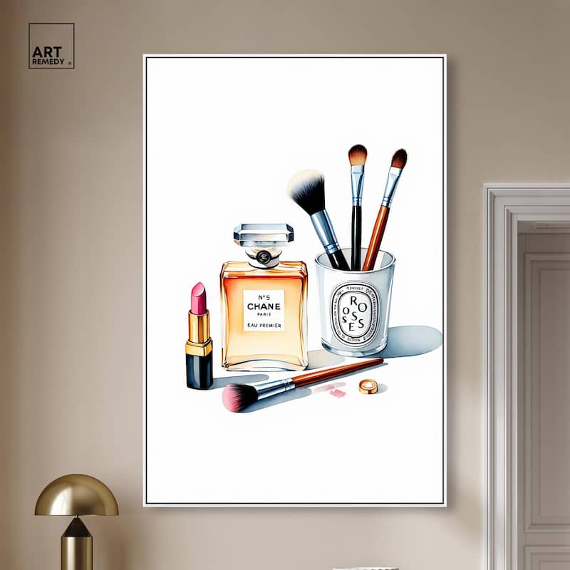 Bottle Beauty Canvas by Art Remedy