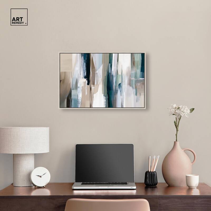 Color Columns Canvas by Art Remedy