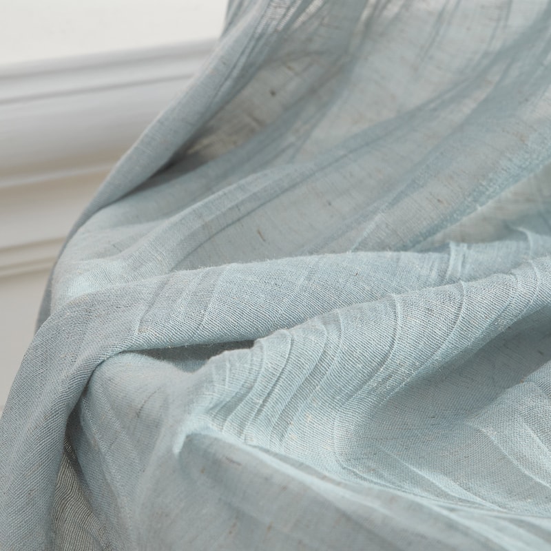 French Connection Charter Crushed Rod Pocket Window Curtain Pair