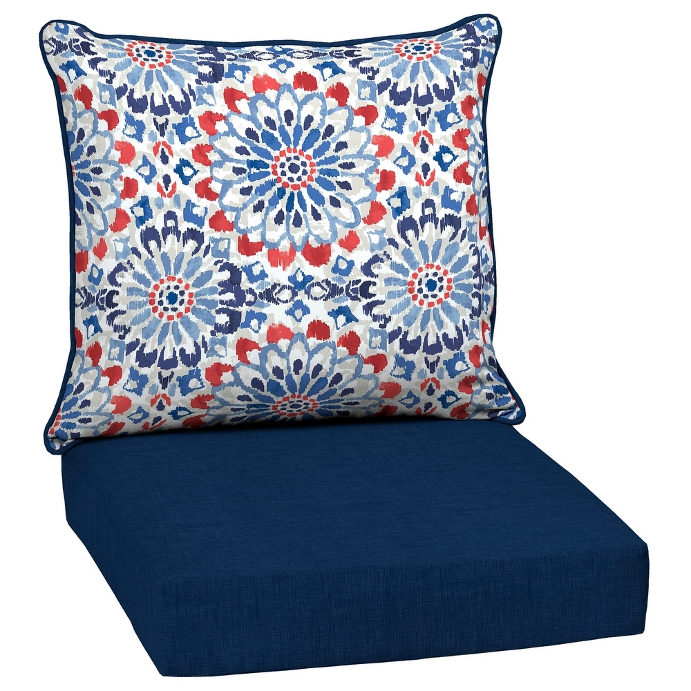 outdoor cushion and pillow set