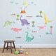 preview thumbnail 4 of 6, Walplus Happy Dinosaurs Kids Children Wall Sticker Nursery Decor Decal