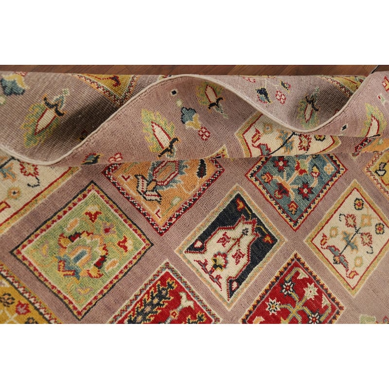 Garden Design Kazak Oriental Accent Rug Handmade Wool Carpet - 3'11" x 5'11"