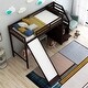 preview thumbnail 15 of 16, Twin Pine Loft Bed with Slide, Stairs, and Storage Compartments - Perfect for Children's Bedrooms