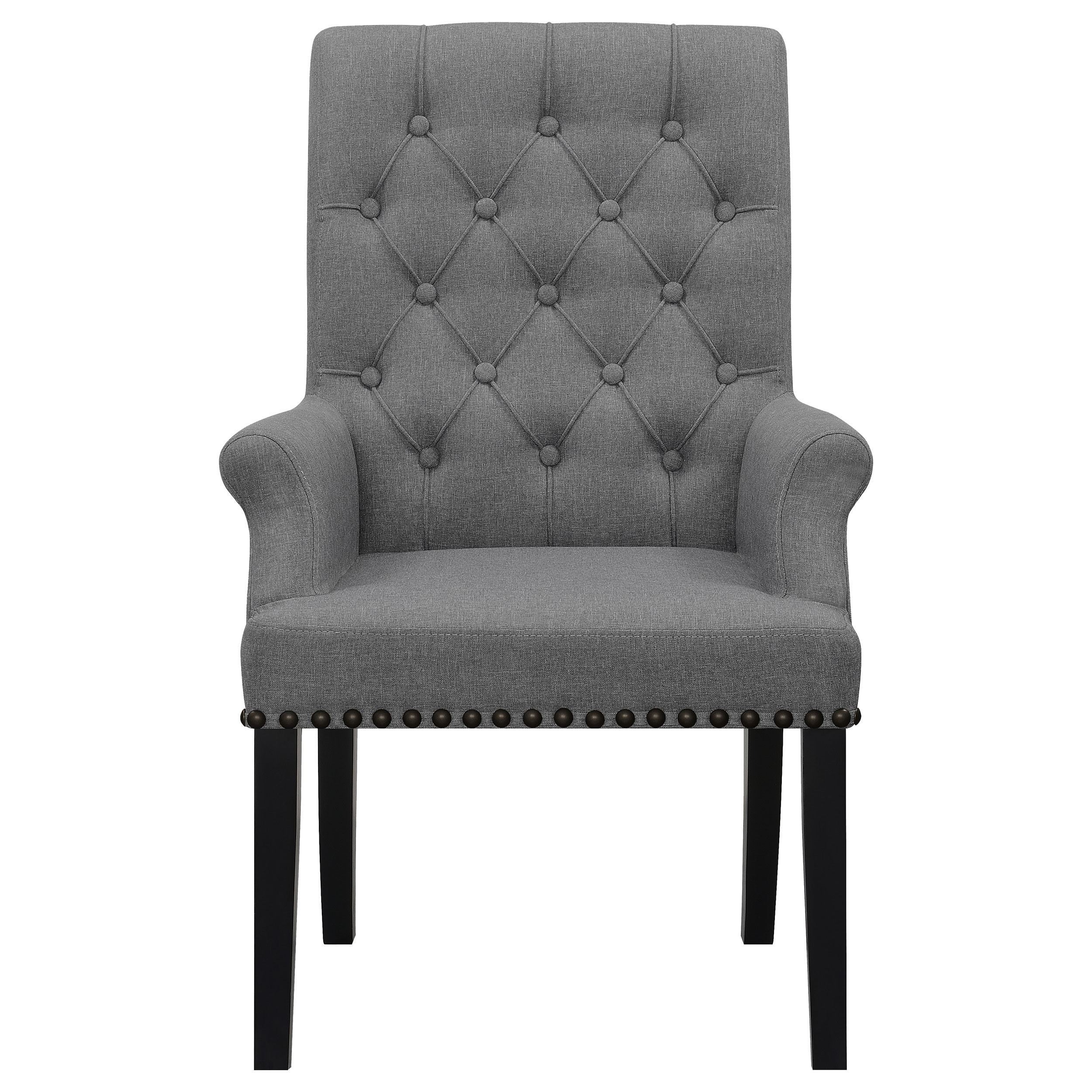 Alana Tufted Upholstered Dining Armchair with Padded Seat and Back  -image