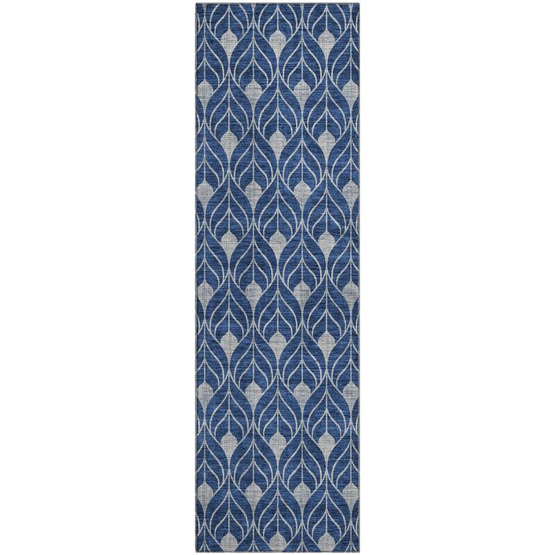 Premium Washable Super Soft Geo Teardrop Mayfield Rug