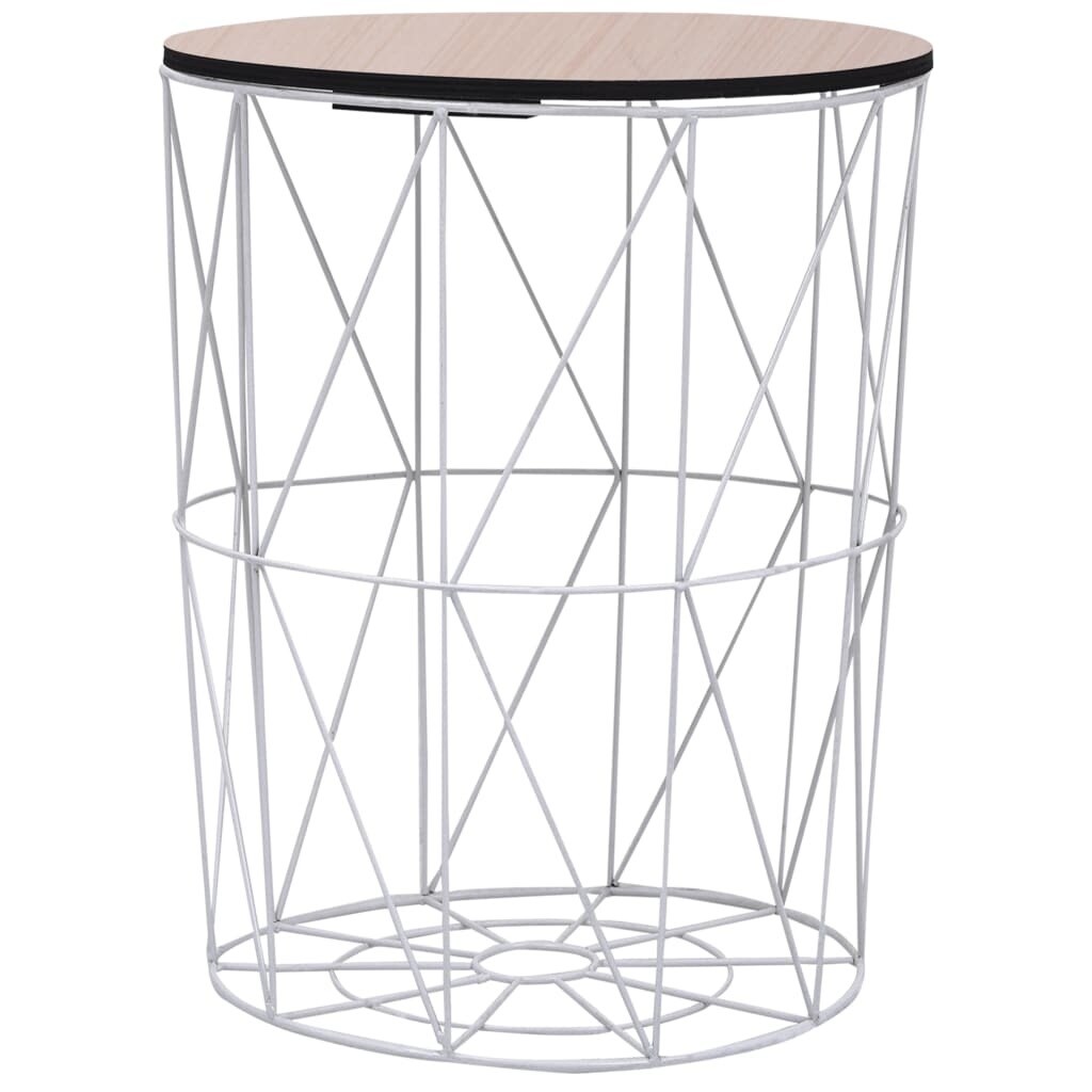 Global Pronex Coffee Table White Ø 18.5"