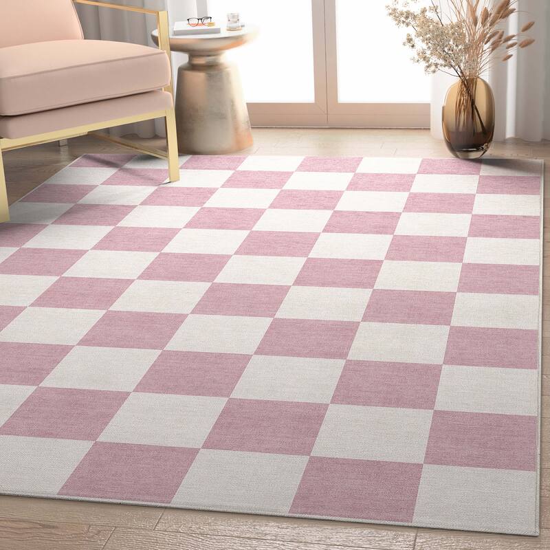 Well Woven Apollo Square Modern Geometric Flat-Weave Area Rug