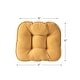 preview thumbnail 6 of 4, Hyatt Buttercream Indoor Reversible Microfiber Chair Pads (2-Pack)