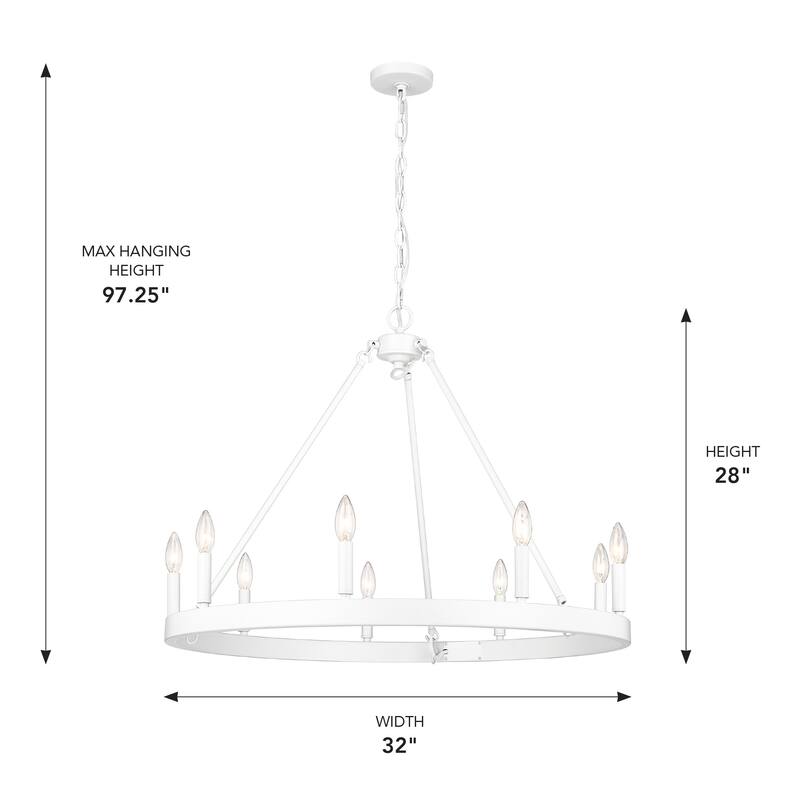 Alastair 9 Light Chandelier