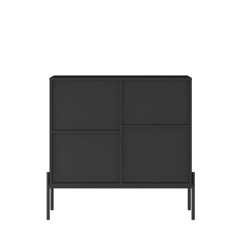 Home Coffee Bar Cabinet with Wine Rack Sideboard/Buffet - 2 Doors
