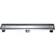 preview thumbnail 2 of 5, ALFI brand 24" Long Modern Stainless Steel Linear Shower Drain w/o Cover