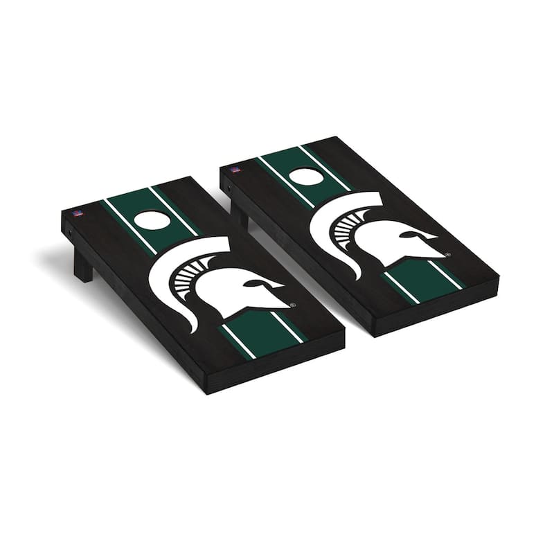 Michigan State Spartans 2x4 Pro Cornhole Boards - V1 - Include Team Bags + Carry Case