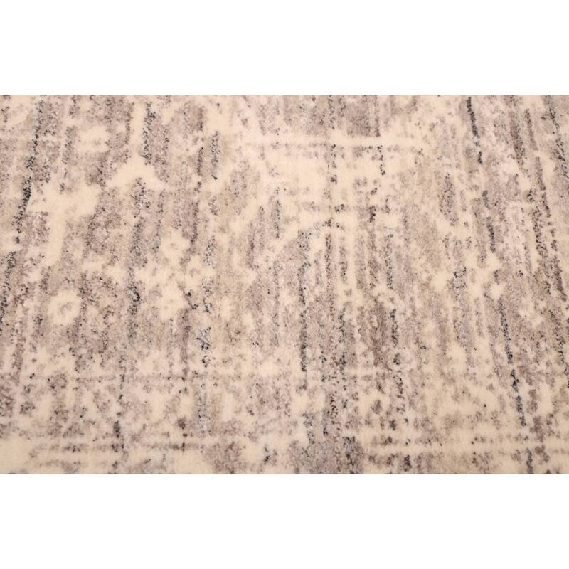 ECARPETGALLERY Hand Loomed Elysian Grey Wool Rug - 8'0 x 9'11
