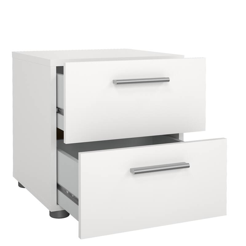 Porch & Den Angus Foiled 2-drawer Nightstand