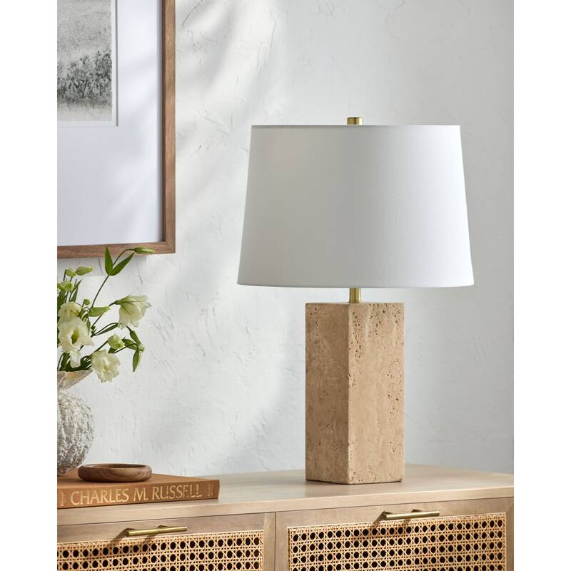 Livabliss x Galey Alix Autumn Laurel Modern Table Lamp - 22"H x 14"W x 14"D