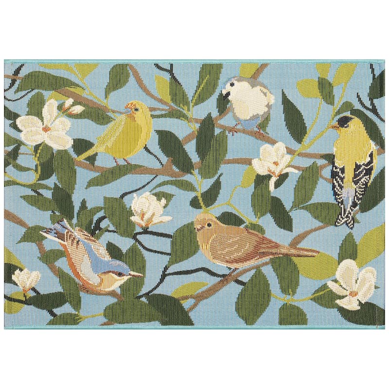 Liora Manne Esencia Floral Finches Indoor/Outdoor Mat