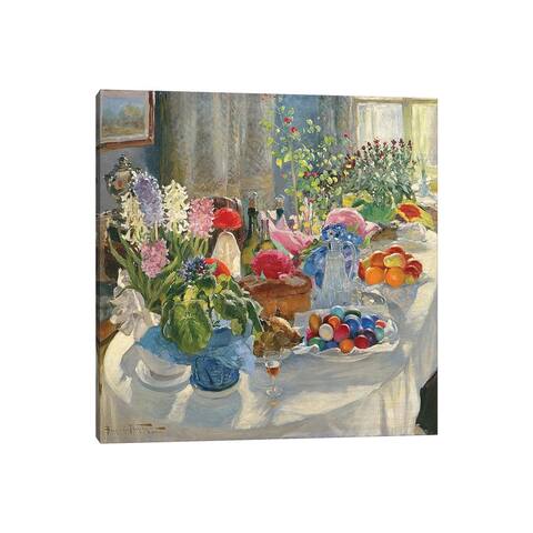 iCanvas "Easter Table " by Alexander Vladimirovich Makovsky Canvas Print