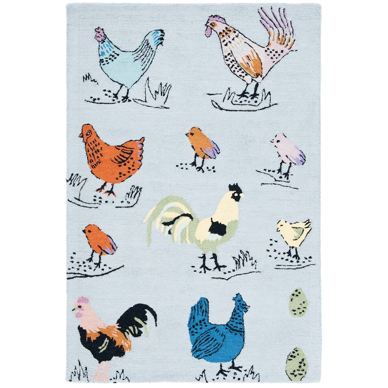SAFAVIEH Handmade Novelty Tuulevi Novelty Wool Rug
