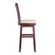 preview thumbnail 17 of 65, Eleanor Double X Back Wood Swivel Bar Stool by iNSPIRE Q Classic