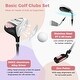 preview thumbnail 9 of 25, Junior Complete Golf Club Set for Kids with Rain Hood Right Hand Children Golf - 8.5" x 5.5"